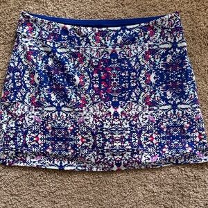 Tranquility by Colorado Clothing Blue and Pink Patterned Pencil Skirt